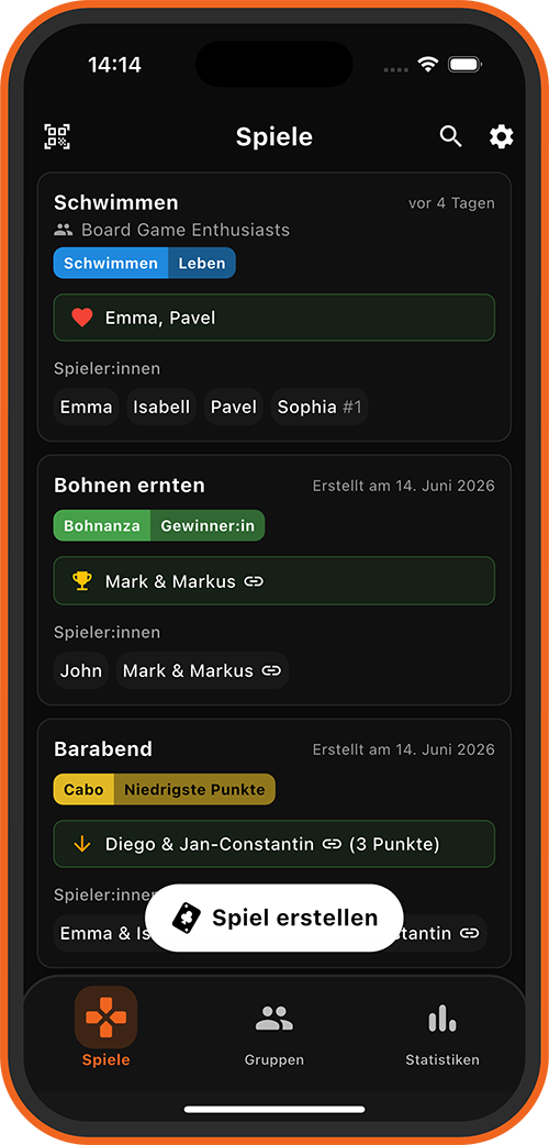 Tallee app screenshot