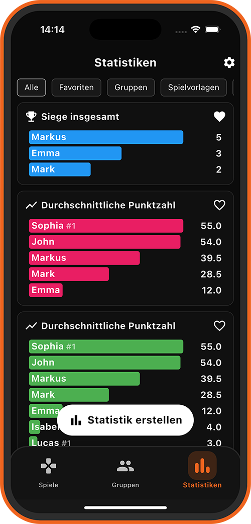 Tallee app screenshot